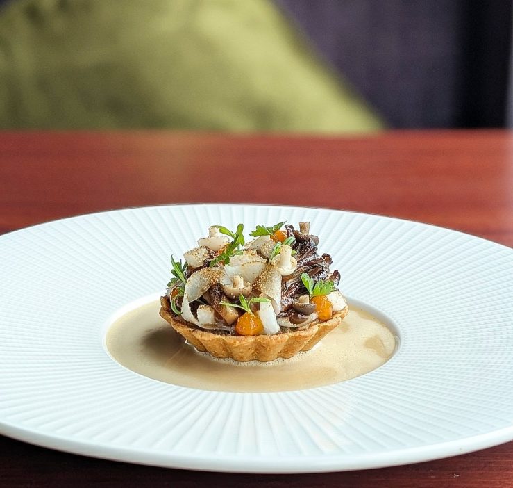 mushroom tart